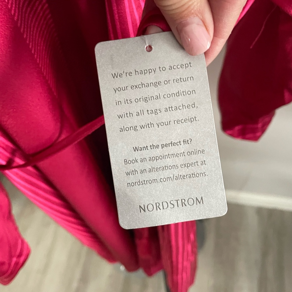 Ciebon Fuchsia Mini Dress with Tassel Accents - Picture 7 of 10
